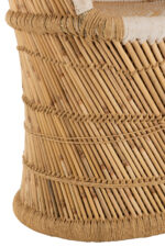 Stoelleuning Bamboe Natuur/Wit Volwassene - Afbeelding 5