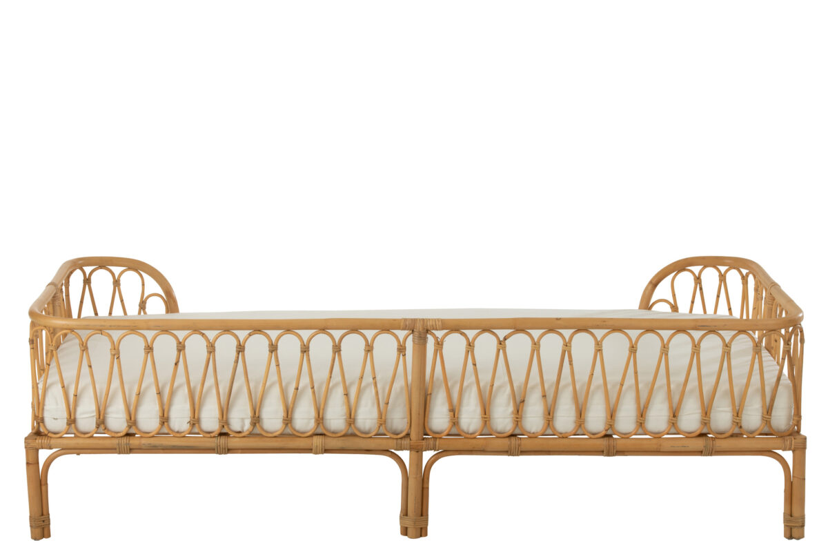 Bed Pierre Rotan Natuurlijk - Afbeelding 5