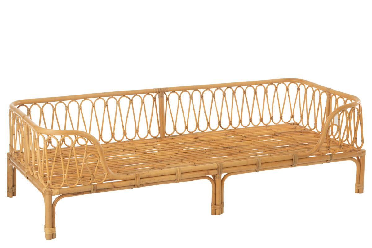 Bed Pierre Rotan Natuurlijk - Afbeelding 6