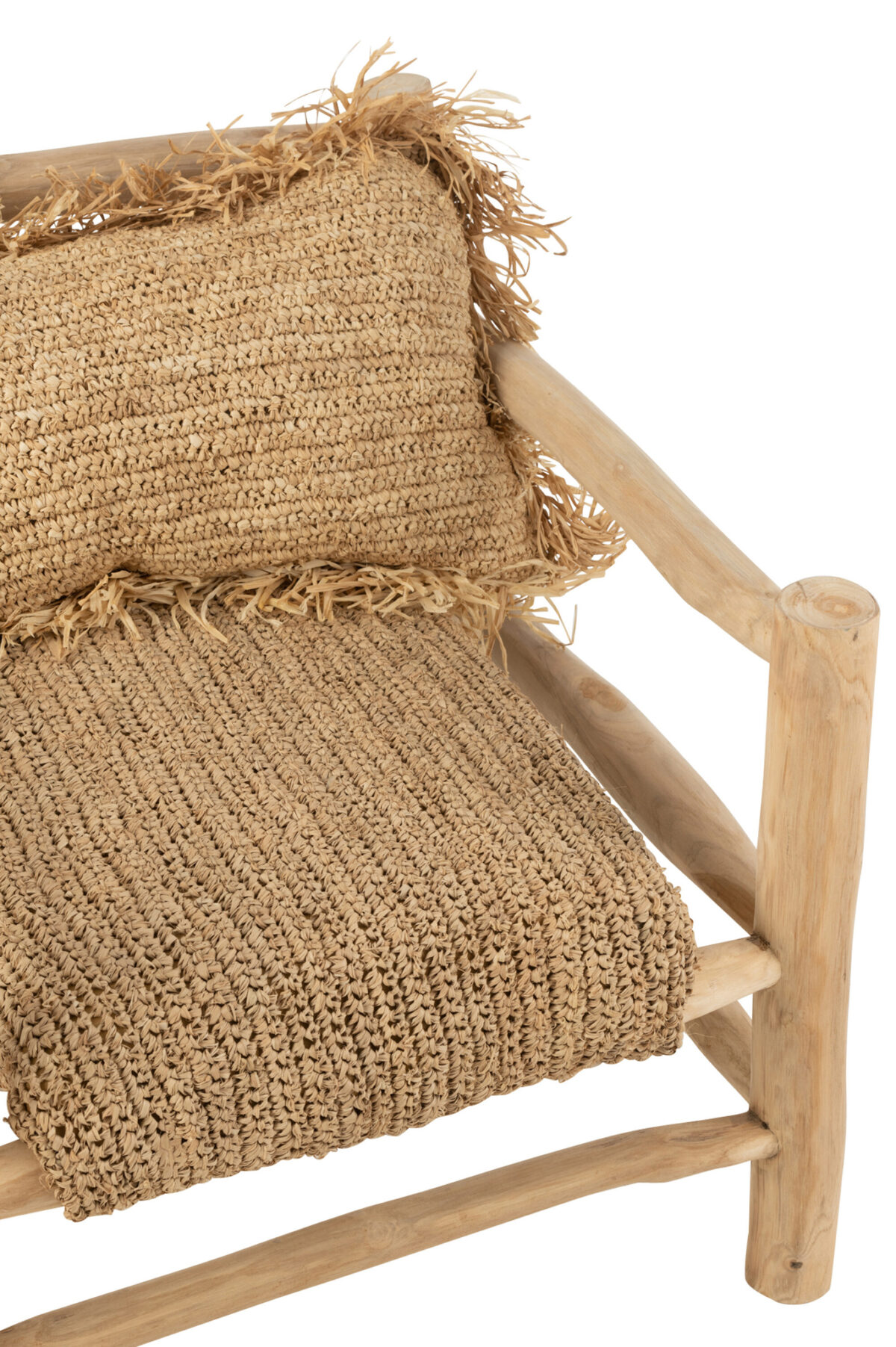 Stoel Timo Raffia/Teak Natuurlijk - Afbeelding 6