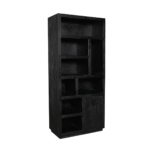 Boekenkast Brussel Black | 5 vakken - 2 deuren - Afbeelding 9