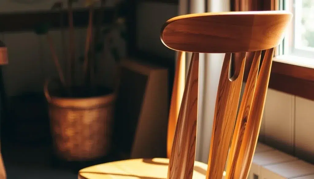 Deens design houten stoel