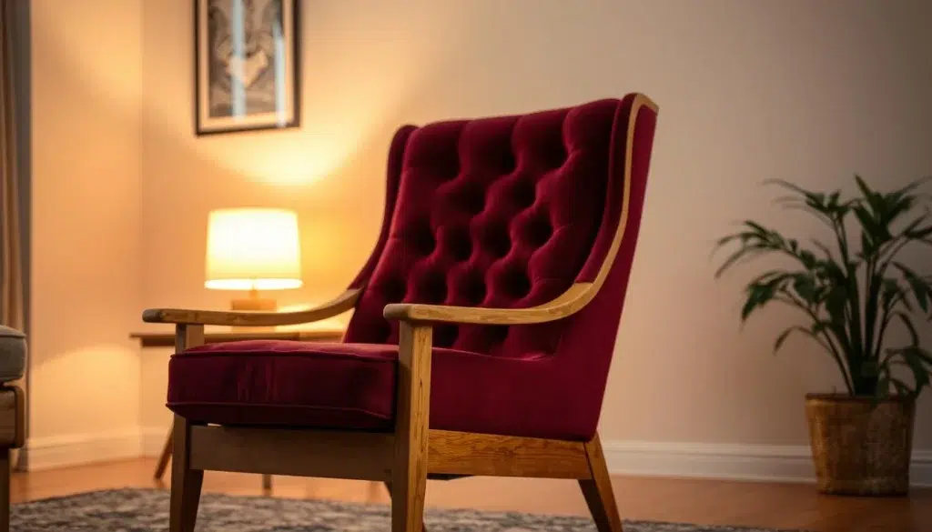 comfortabele retro stoel