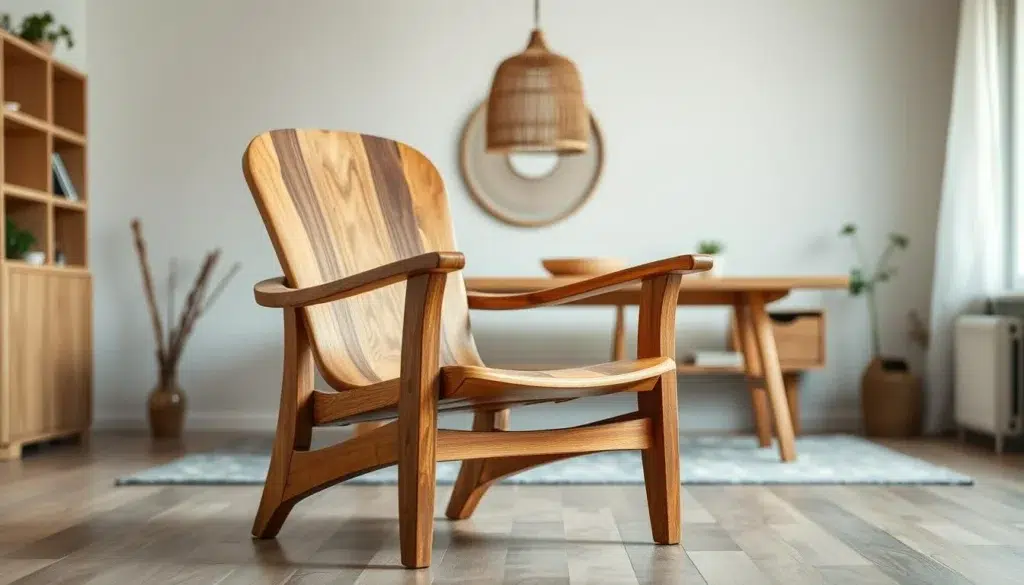 custom houten stoel