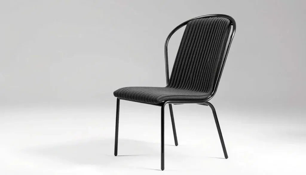 eetkamerstoel zwart buisframe