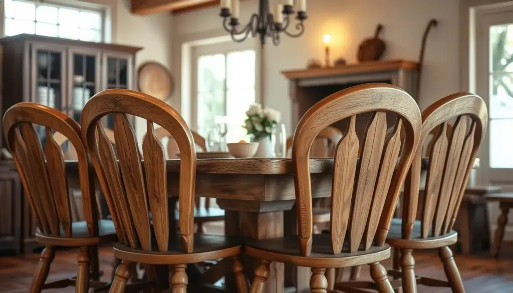 handgemaakte landelijke stoelen