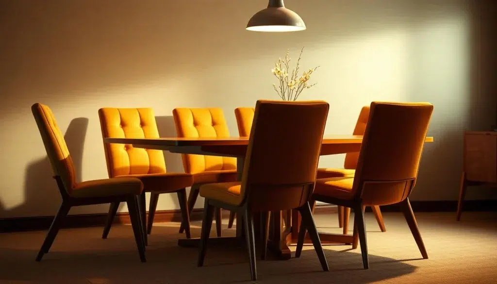jaren 60 eetkamerstoelen
