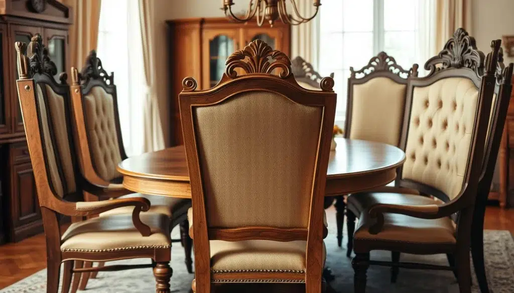 klassieke eetkamerstoelen collectie