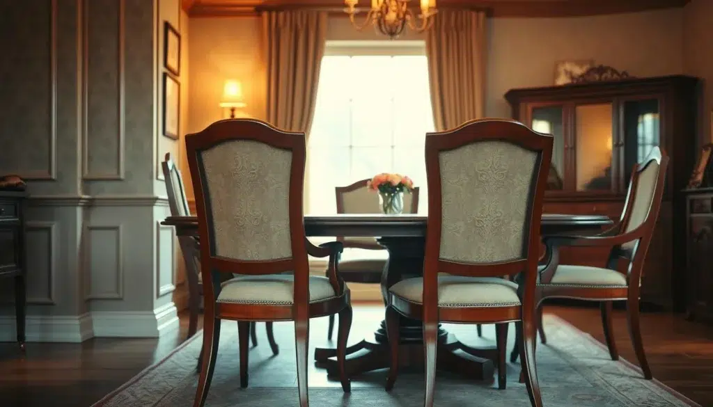 klassieke stoelen in interieur