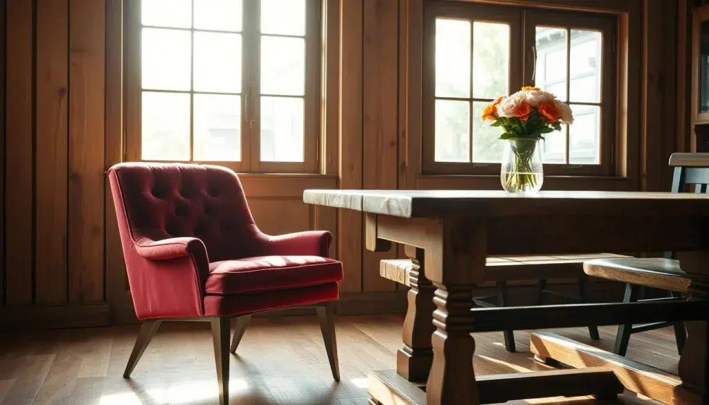 perfecte retro stoel bij eettafel