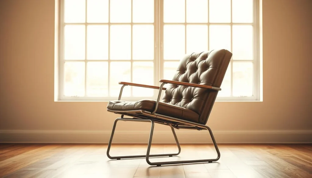 retro design stoel in industriële stijl