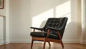 retro eetkamerstoel zwart