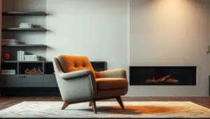 retro eetstoel in modern interieur