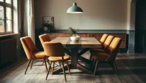 retro eettafel stoelen