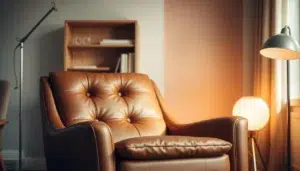 retro stoeltje in interieur