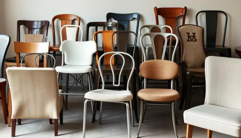soorten stoelen materialen