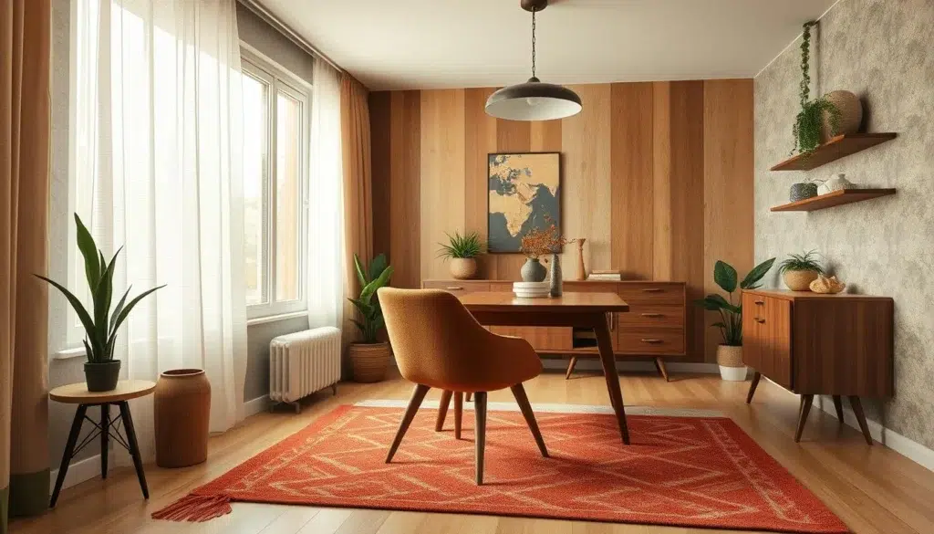 veelzijdig retro interieur