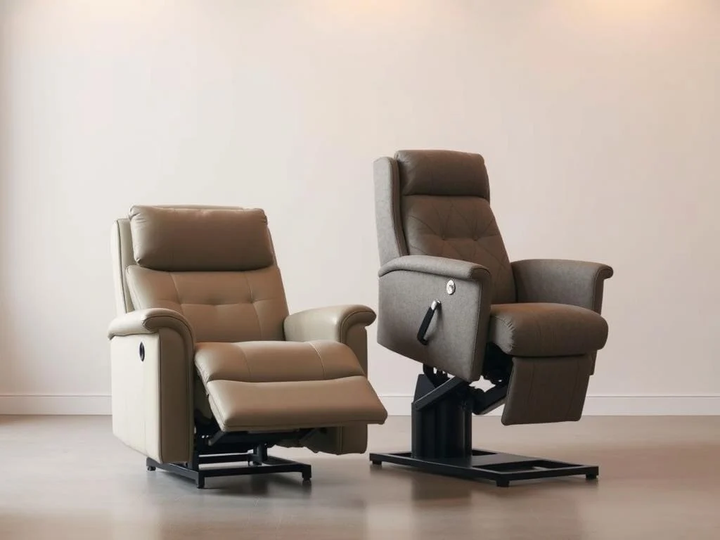 verschil relaxstoel en sta op stoel