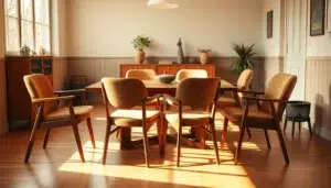 vintage eetkamerstoelen jaren 50