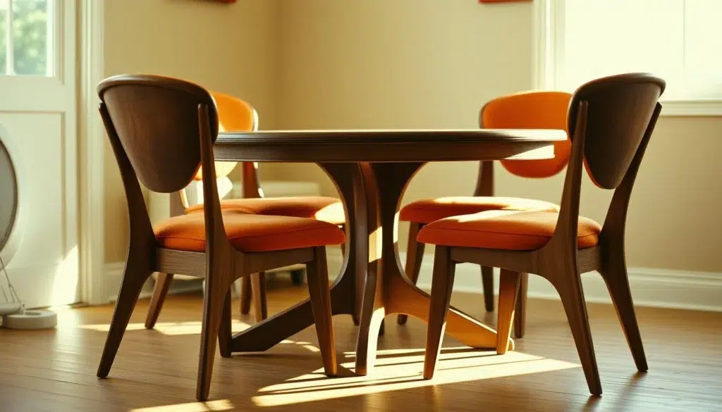 vintage eetkamerstoelen jaren 70