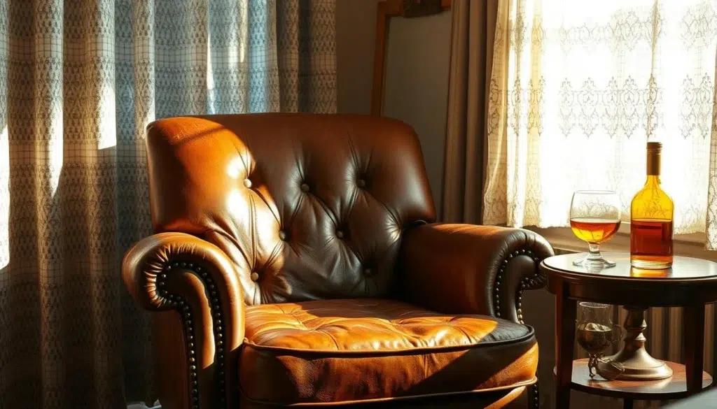 vintage stoel materialen