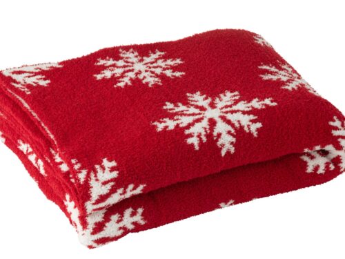Deken Zoornis rood polyester