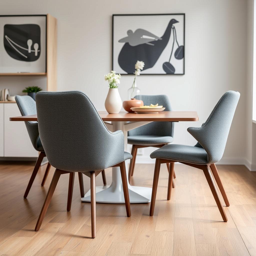 Moderne eetkamerstoelen met ergonomisch design