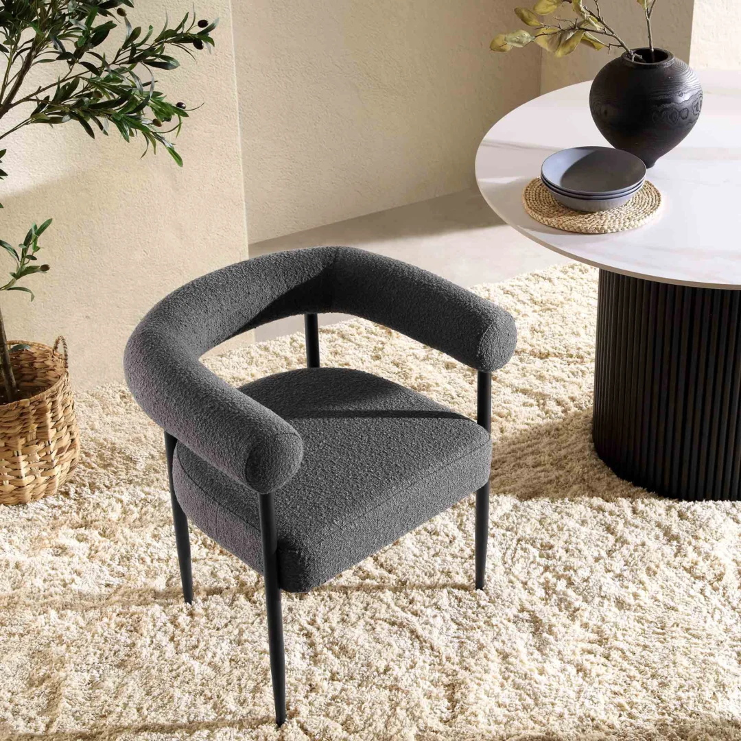 eetkamerstoelen met zwarte poten
