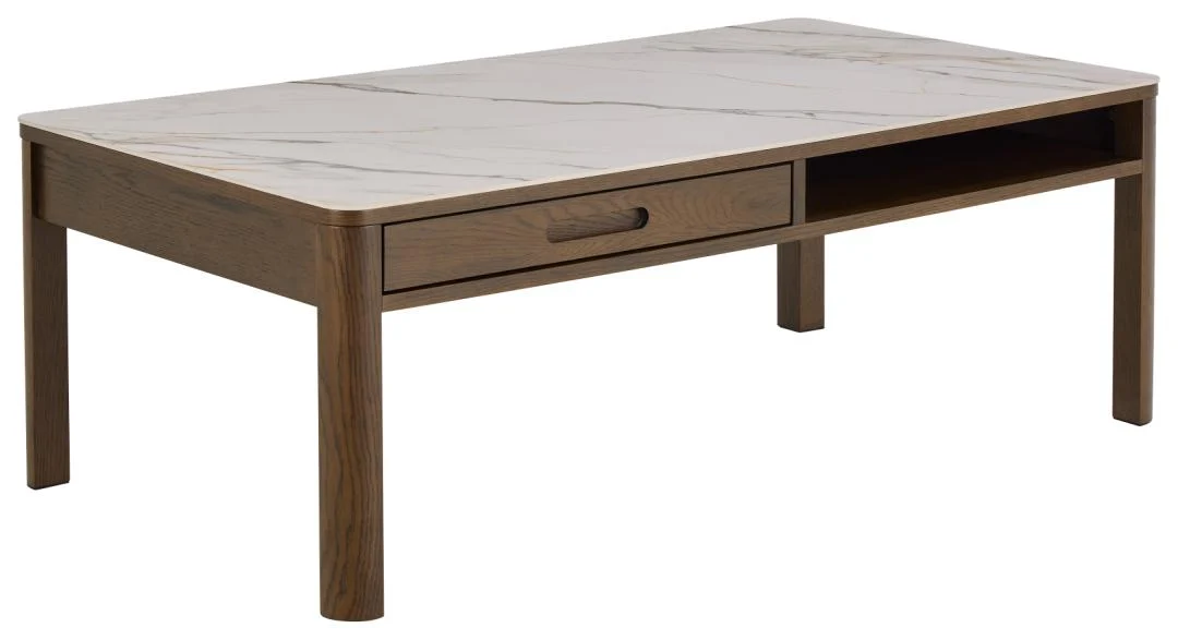 Salontafel Beige 70 x 45 CM Rechthoek  Eikenfineer