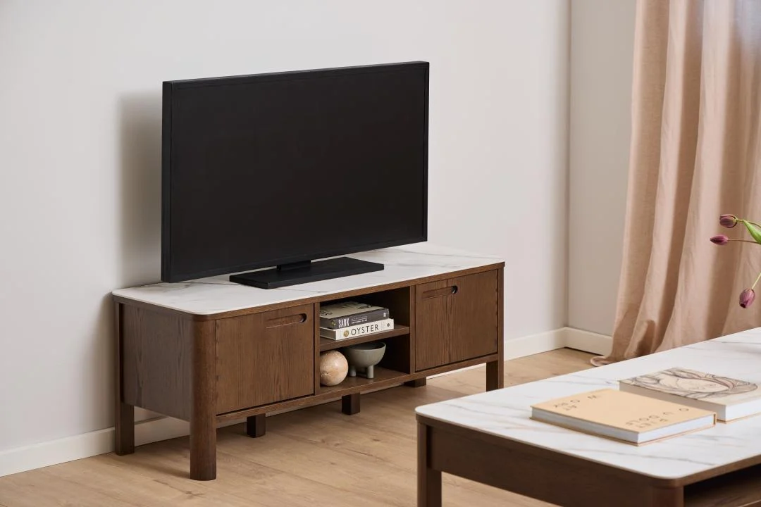 Salontafel Beige 70 x 45 CM Rechthoek  Eikenfineer - Afbeelding 9