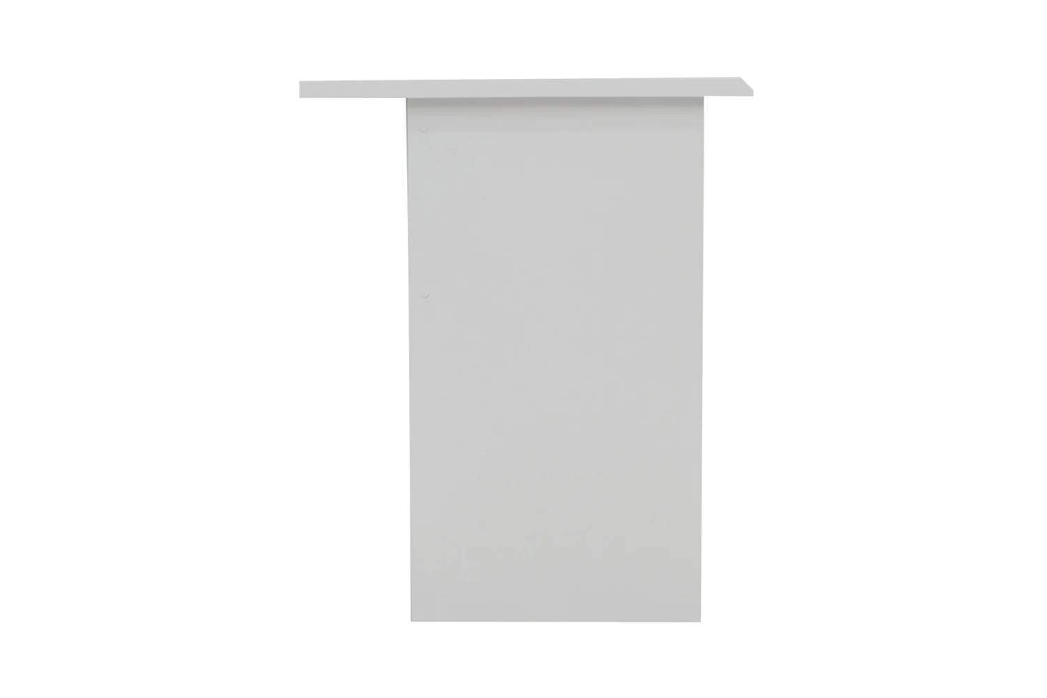 Witte bureau 75x121x60 met 1 lade en 1 deur.