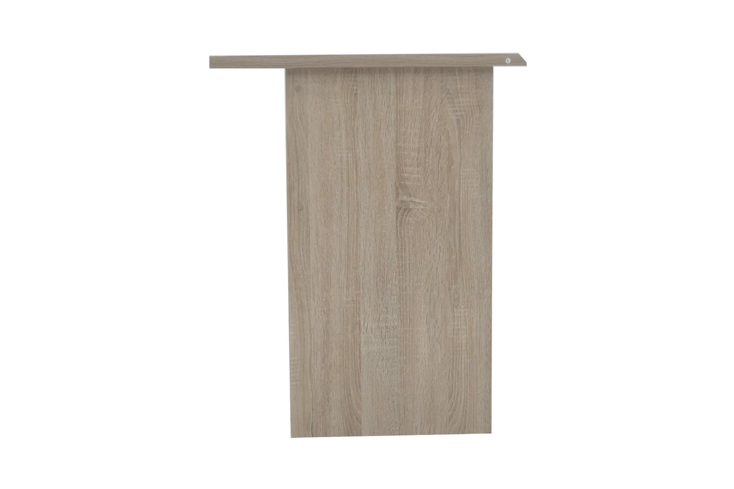 Bureau Sonoma eiken, 75x121x60 cm. Bureau met 1 lade, 1 deur en opbergruimte.