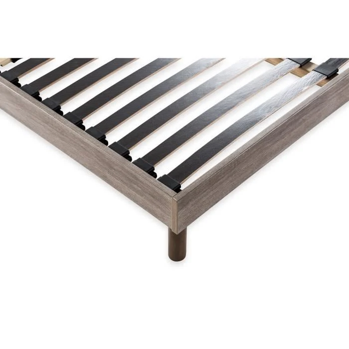 Lattenbodem 140 x 190 cm Grijs eiken Houten bouwpakket - Afbeelding 3