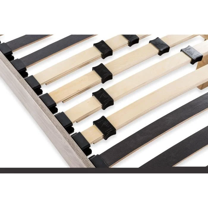 Lattenbodem 140 x 190 cm Grijs eiken Houten bouwpakket - Afbeelding 5
