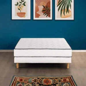 Boxspring Stof 160 x200 7 zones pocketvering hotelcomfort