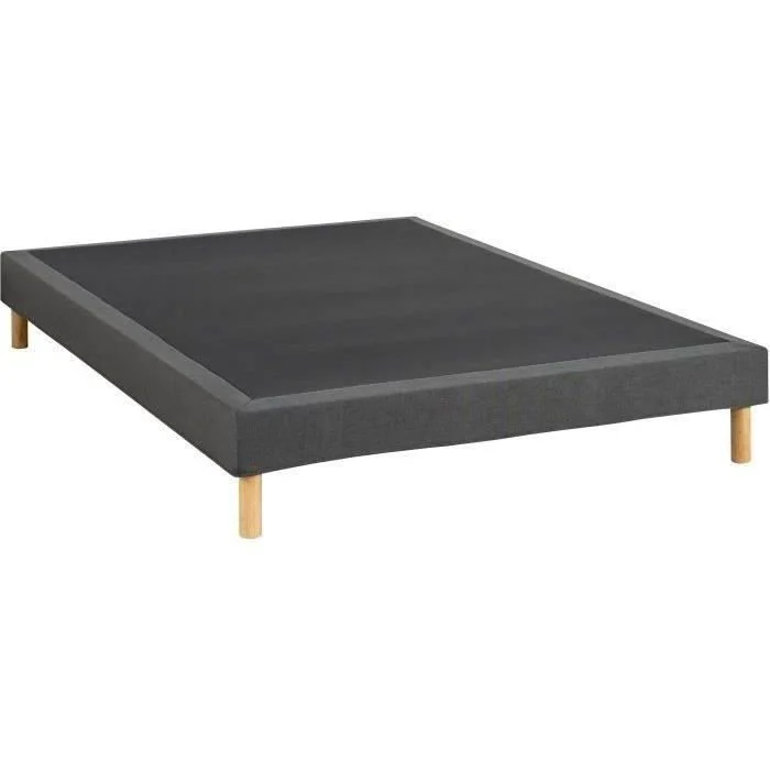 Lattenbodem 160 x 200 cm Antracietgrijs Hout Ventilerend - Afbeelding 2