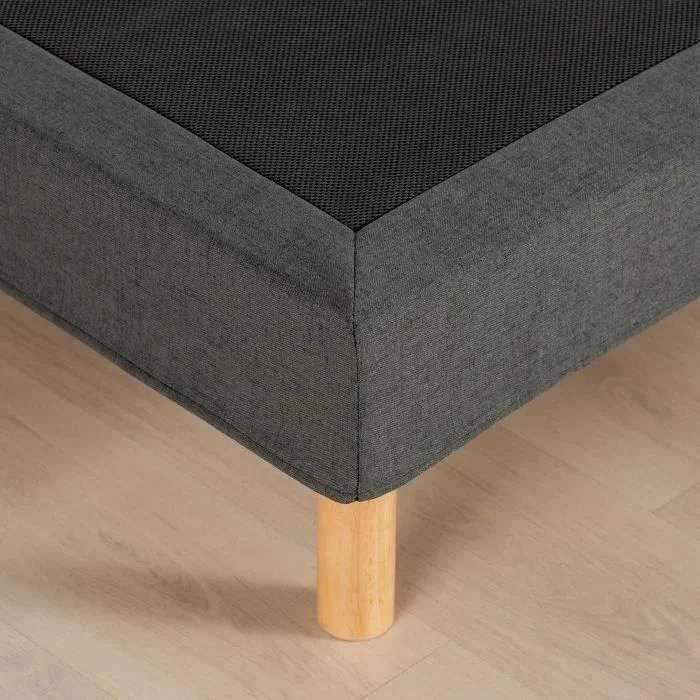 Lattenbodem 160 x 200 cm Antracietgrijs Hout Ventilerend - Afbeelding 4