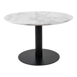 De Salontafel Wit 70 x 45 CM Vierkant Staal is een vierkante salontafel met een wit blad en een stevig stalen onderstel.