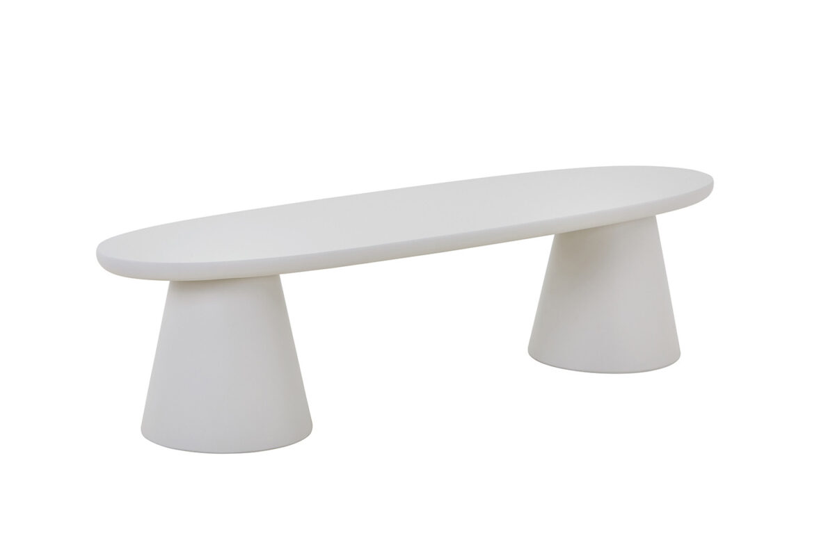 Tv-meubel Cascais 160 cm cementlook ecru Japandi – foto 4