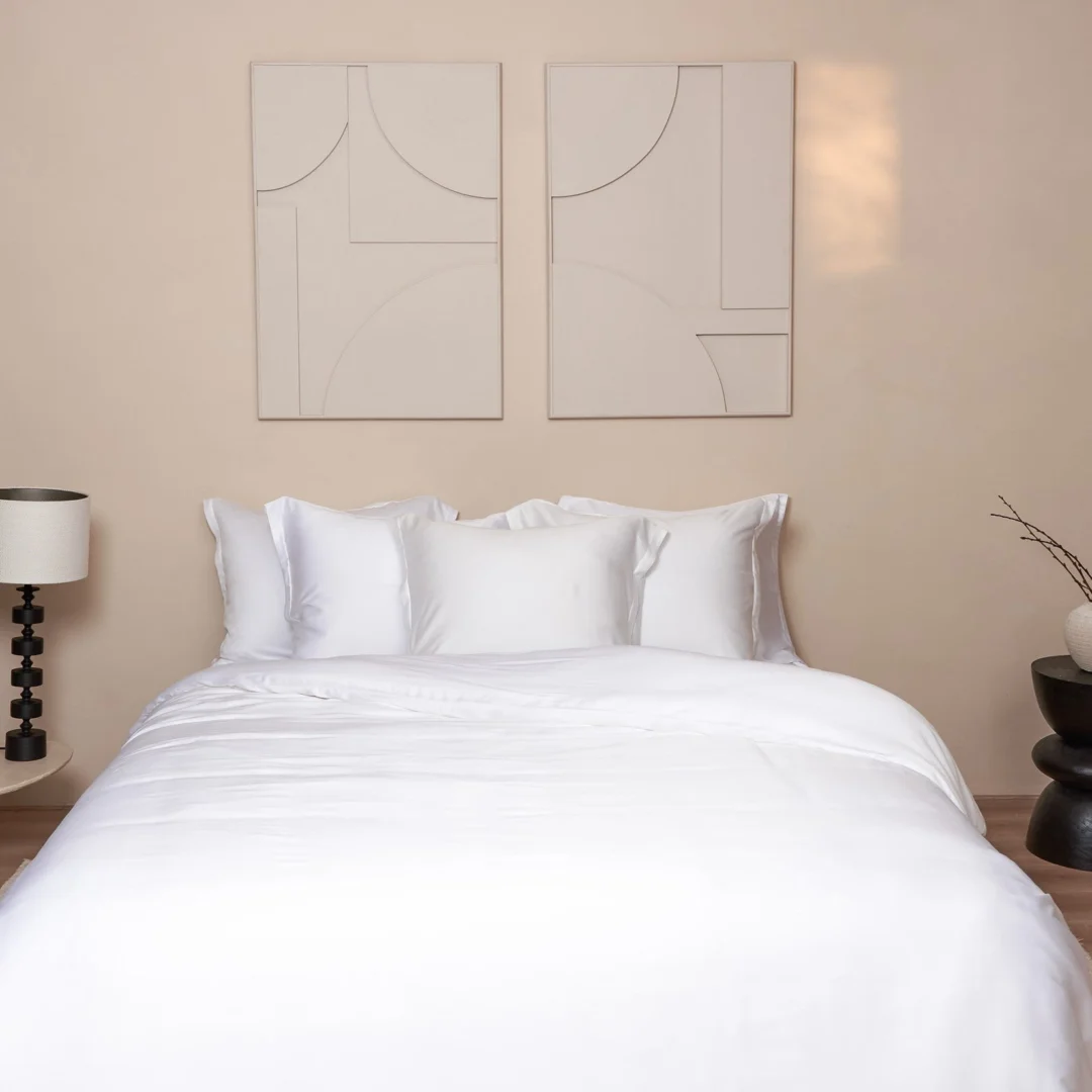 Kussensloop 60 x70 Naturel TENCEL™ satijn, zonder volant - Afbeelding 5