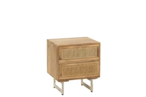 Nachtkastje Mangohout Slaapkamer Modern