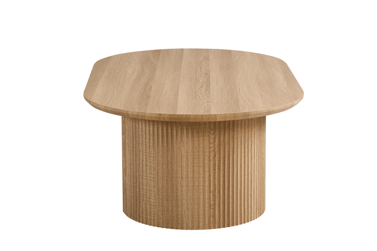 Salontafel Mykonos Ovaal 120 cm eiken naturel Japandi – foto 4