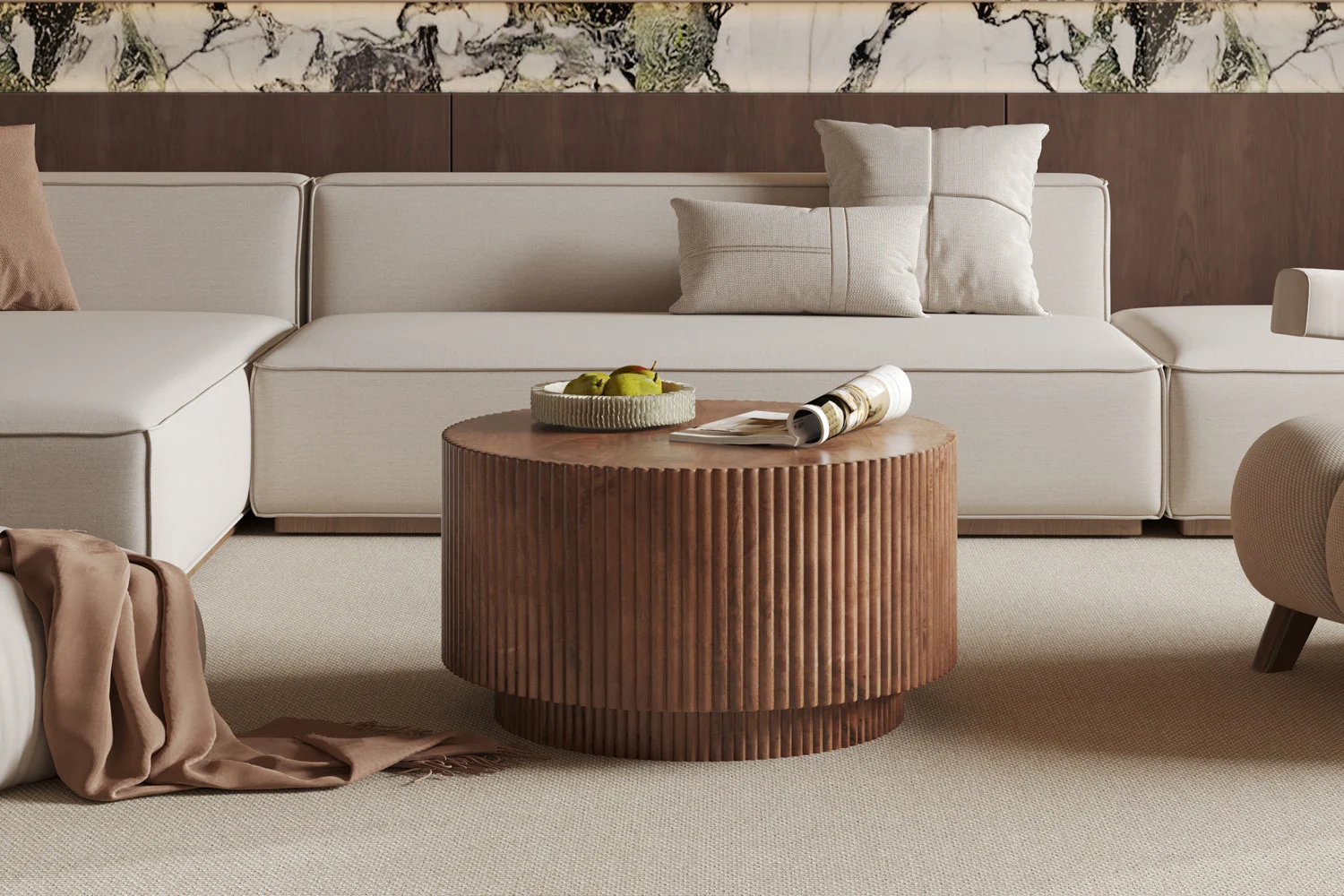 Salontafel Roest Mangohout Minimalistisch Nieuwe Sfeer Salontafel Roest Mangohout Minimalistisch Nieuwe Sfeer