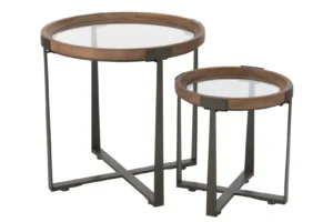 De Bijzettafel Zwart is een 60 x 60 cm vierkante bijzettafel gemaakt van metaal, met een strakke zwarte afwerking en stevige constructie, ideaal voor moderne interieurs.