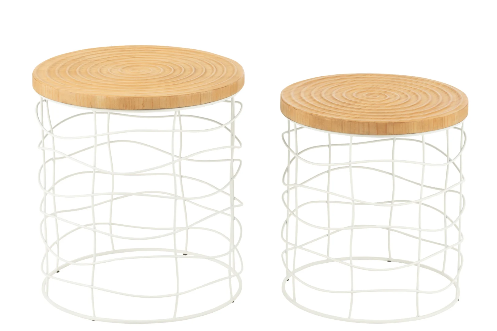 Bijzettafel Wit 45 x 45 CM Vierkant is een vierkante bijzettafel gemaakt van grenenhout met een witte afwerking, met strakke lijnen en een moderne stijl.