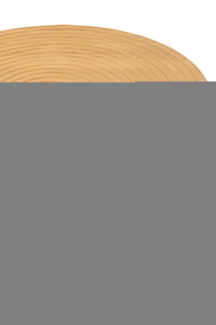 Een vierkante, wit met roestkleurige Salontafel Roest (80x80 cm) gemaakt van ijzer is gedeeltelijk zichtbaar tegen een witte achtergrond, waarbij de onderste helft van de afbeelding een grijs blok weergeeft.