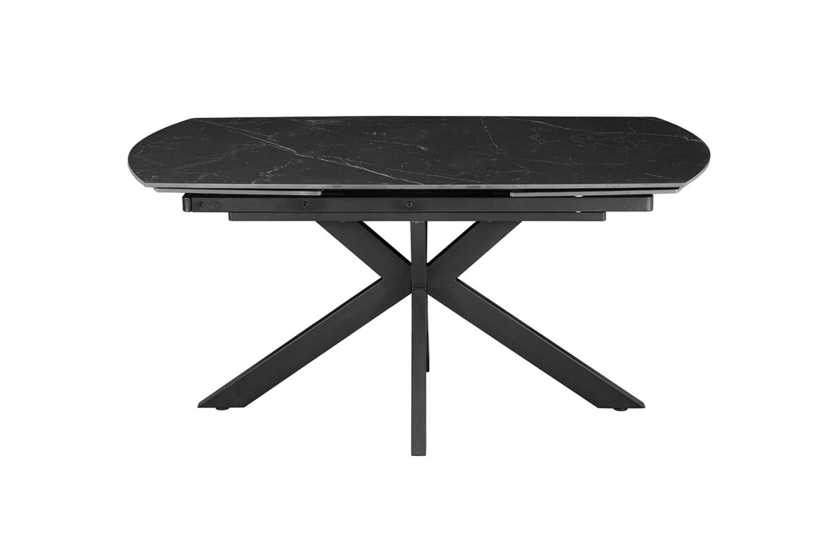 Uitschuifbare eettafel Athene Deens ovaal 160-240 cm steen zwart – foto 6