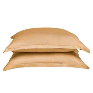 Kussensloop 65 x 65 cm Okergeel Eco Bamboe Koel & Droog