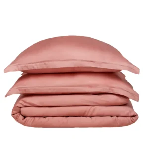 Dekbedovertrek 200x220 Roze Premium  afwerking