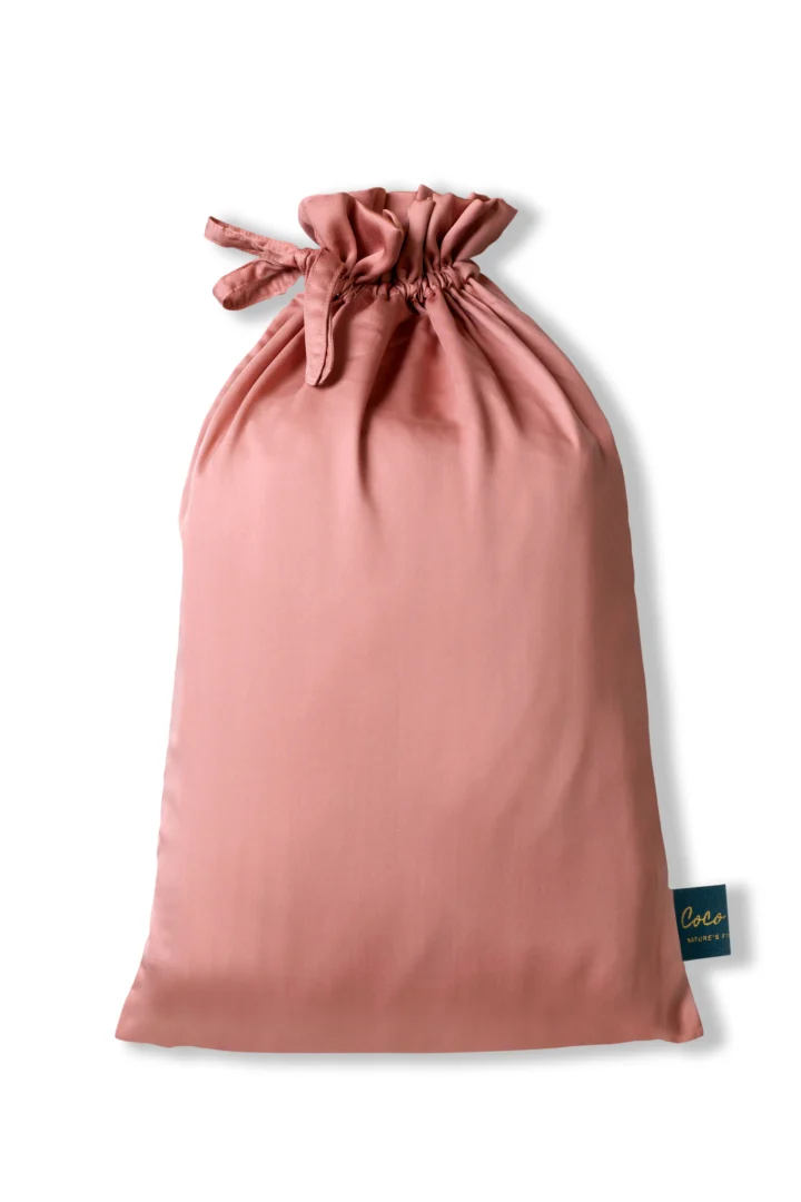 Topper hoeslaken 180 x 200 cm Terraroze Tencel satijn - Afbeelding 5